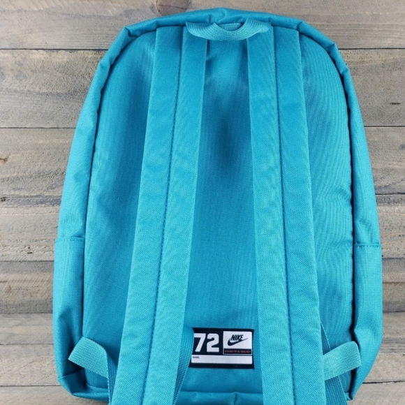 Nike Classic Backpack School Bag Gym Bag Teal Pink Girls - Picture 2 of 7